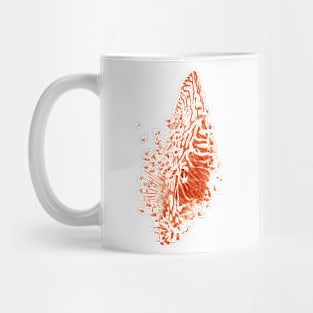 discus feeding her fry sketch Mug